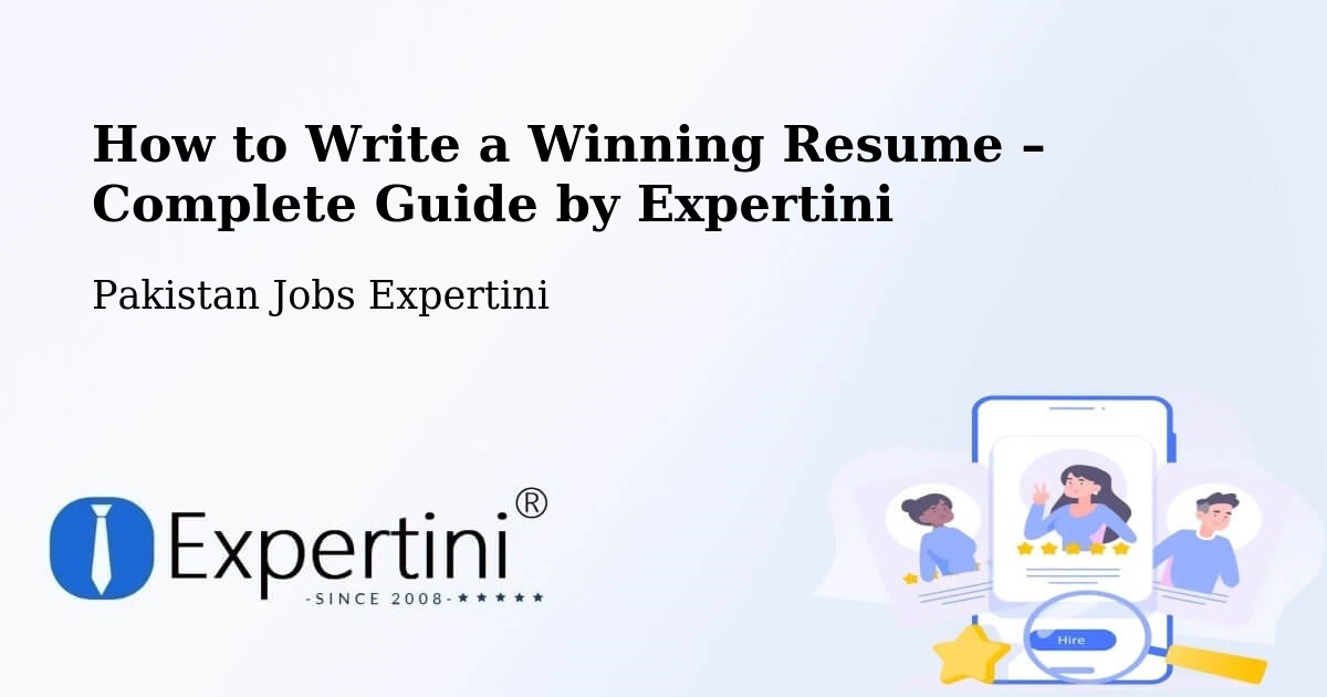 Resume Writing Guide for Job Seekers – Shingli Bala - Shingli Bala, Pakistan Jobs Expertini